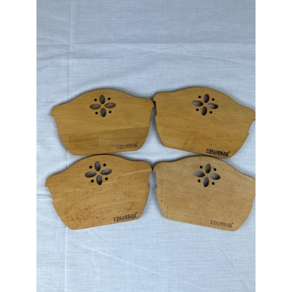 Longaberger Wood Bread Basket Dividers Large 8.75